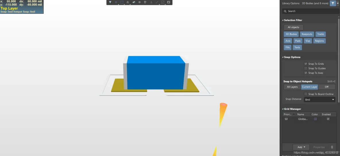 【Altium Designer】AD18 导入3D模型_快捷键_04